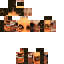 Minecraft skin texture, 64x64 pixels