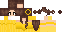 Minecraft skin texture, 64x32 legacy pixels