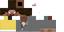 Minecraft skin texture, 64x32 legacy pixels