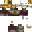 Minecraft skin texture, 64x64 pixels