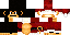 Minecraft skin texture, 64x32 legacy pixels
