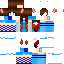 Minecraft skin texture, 64x64 pixels