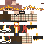 Minecraft skin texture, 64x64 pixels