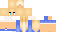 Minecraft skin texture, 64x32 legacy pixels