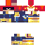 Minecraft skin texture, 64x64 pixels