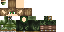 Minecraft skin texture, 64x32 legacy pixels