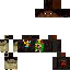 Minecraft skin texture, 64x64 pixels