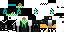 Minecraft skin texture, 64x32 legacy pixels