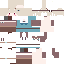 Minecraft skin texture, 64x64 pixels