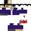 Minecraft skin texture, 64x64 pixels