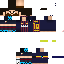 Minecraft skin texture, 64x64 pixels