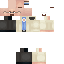 Minecraft skin texture, 64x64 pixels