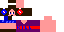 Minecraft skin texture, 64x32 legacy pixels