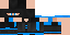 Minecraft skin texture, 64x32 legacy pixels