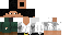 Minecraft skin texture, 64x32 legacy pixels