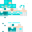 Minecraft skin texture, 64x64 pixels