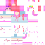 Minecraft skin texture, 64x64 pixels