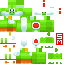 Minecraft skin texture, 64x64 pixels
