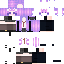 Minecraft skin texture, 64x64 pixels