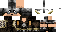 Minecraft skin texture, 64x32 legacy pixels