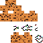 Minecraft skin texture, 64x64 pixels