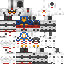 Minecraft skin texture, 64x64 pixels