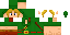 Minecraft skin texture, 64x32 legacy pixels