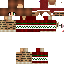 Minecraft skin texture, 64x64 pixels