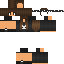 Minecraft skin texture, 64x64 pixels