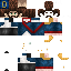Minecraft skin texture, 64x64 pixels