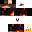 Minecraft skin texture, 64x64 pixels