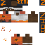 Minecraft skin texture, 64x64 pixels