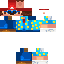 Minecraft skin texture, 64x64 pixels