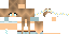 Minecraft skin texture, 64x32 legacy pixels