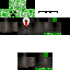 Gray Minecraft skin texture, 64x64 pixels