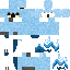 Minecraft skin texture, 64x64 pixels