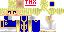 Minecraft skin texture, 64x32 legacy pixels