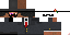 Minecraft skin texture, 64x32 legacy pixels