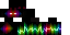 Minecraft skin texture, 64x32 legacy pixels