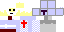 Minecraft skin texture, 64x32 legacy pixels