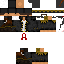 Minecraft skin texture, 64x64 pixels