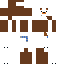 Minecraft skin texture, 64x64 pixels