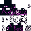 Minecraft skin texture, 64x64 pixels