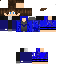 Minecraft skin texture, 64x64 pixels
