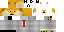 Classic Minecraft skin texture, 64x32 legacy pixels