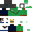 Minecraft skin texture, 64x64 pixels