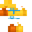 Minecraft skin texture, 64x64 pixels