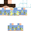 Minecraft skin texture, 64x64 pixels