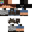 Minecraft skin texture, 64x64 pixels