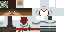 Minecraft skin texture, 64x32 legacy pixels